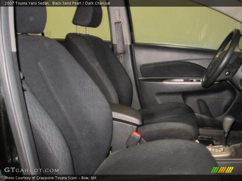 Black Sand Pearl / Dark Charcoal 2007 Toyota Yaris Sedan