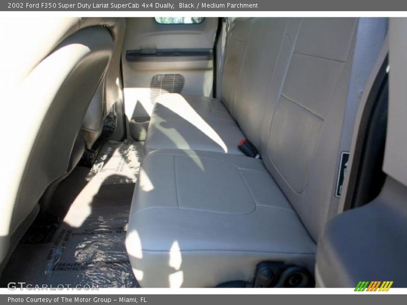 Black / Medium Parchment 2002 Ford F350 Super Duty Lariat SuperCab 4x4 Dually