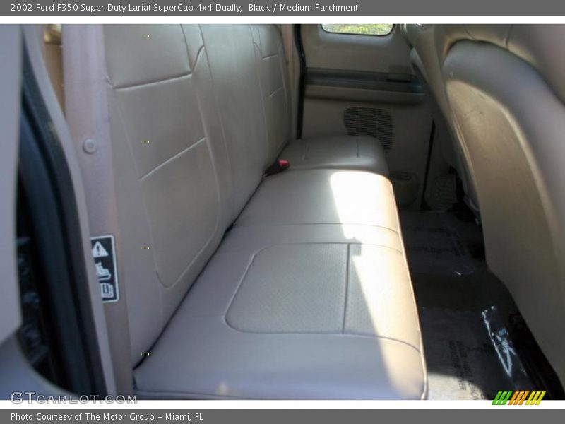 Black / Medium Parchment 2002 Ford F350 Super Duty Lariat SuperCab 4x4 Dually