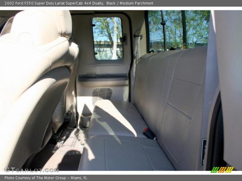 Black / Medium Parchment 2002 Ford F350 Super Duty Lariat SuperCab 4x4 Dually