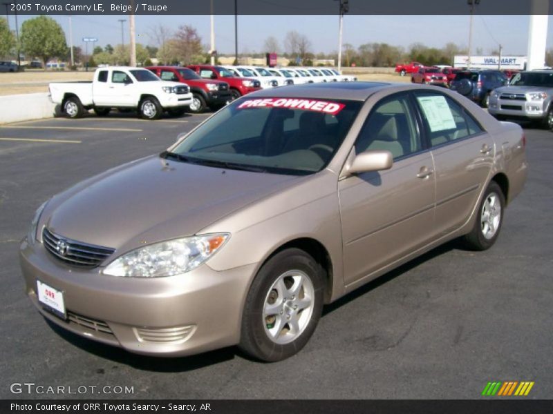 Beige / Taupe 2005 Toyota Camry LE