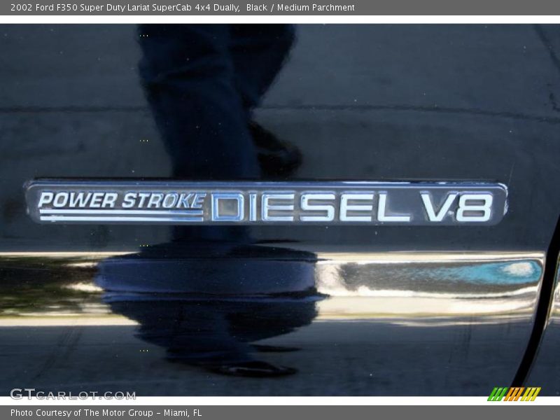 Black / Medium Parchment 2002 Ford F350 Super Duty Lariat SuperCab 4x4 Dually