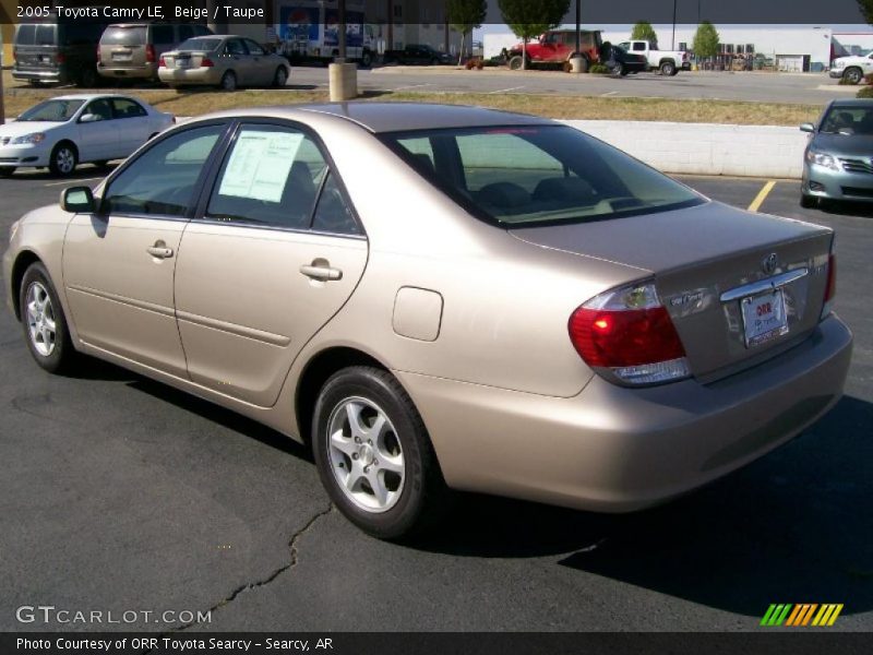 Beige / Taupe 2005 Toyota Camry LE