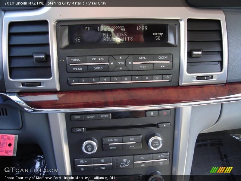 Sterling Gray Metallic / Steel Gray 2010 Lincoln MKZ FWD