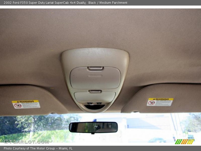 Black / Medium Parchment 2002 Ford F350 Super Duty Lariat SuperCab 4x4 Dually