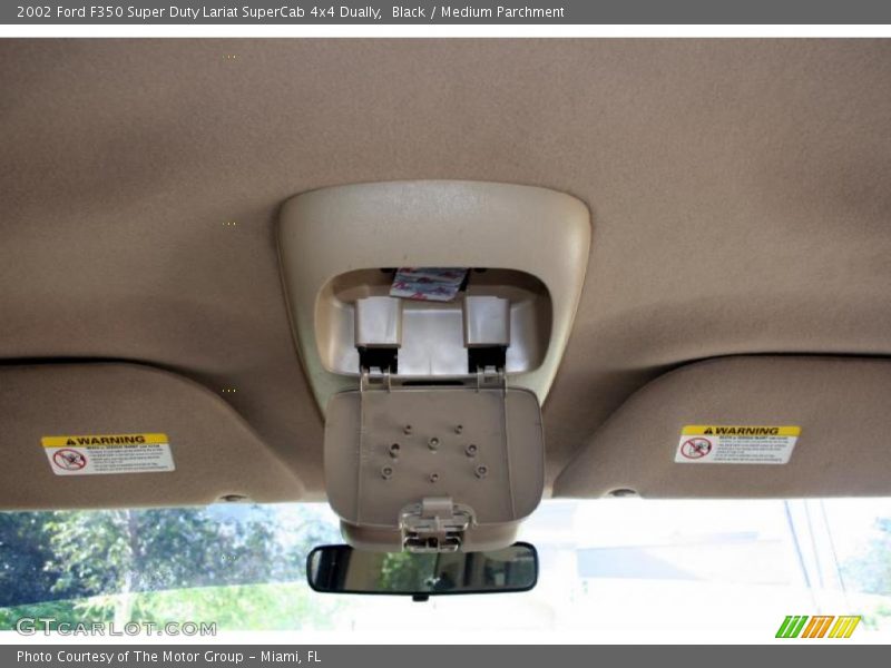 Black / Medium Parchment 2002 Ford F350 Super Duty Lariat SuperCab 4x4 Dually