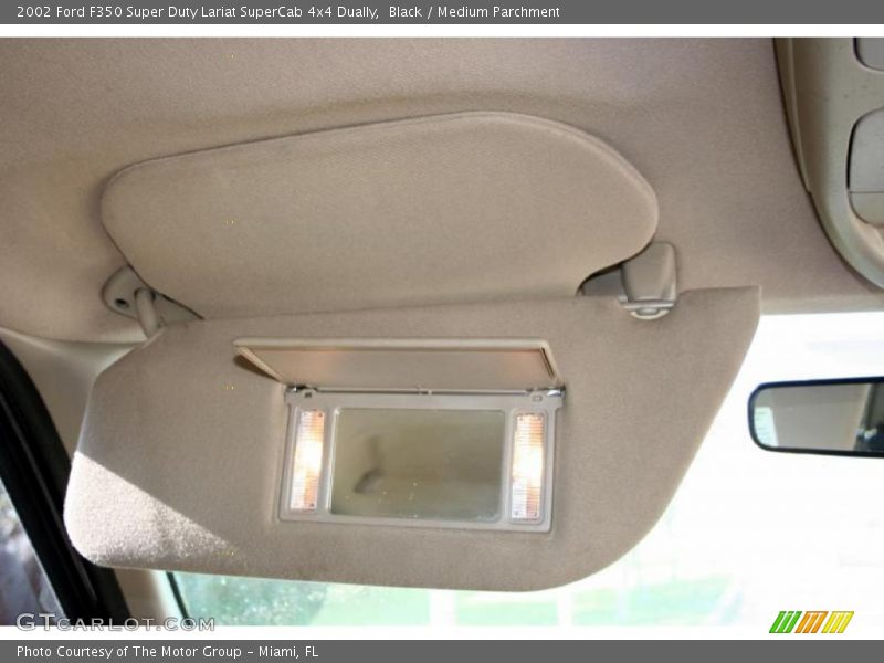 Black / Medium Parchment 2002 Ford F350 Super Duty Lariat SuperCab 4x4 Dually