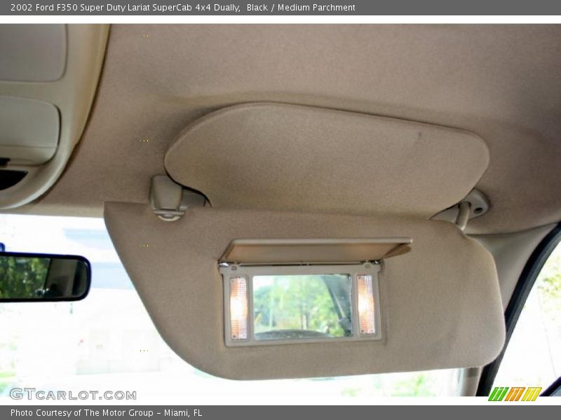 Black / Medium Parchment 2002 Ford F350 Super Duty Lariat SuperCab 4x4 Dually