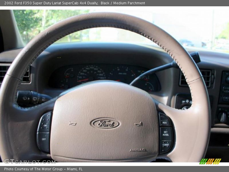 Black / Medium Parchment 2002 Ford F350 Super Duty Lariat SuperCab 4x4 Dually