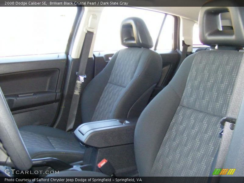 Brilliant Black Crystal Pearl / Dark Slate Gray 2008 Dodge Caliber SE