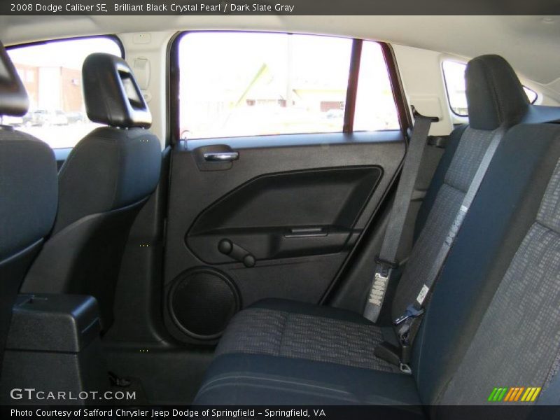 Brilliant Black Crystal Pearl / Dark Slate Gray 2008 Dodge Caliber SE