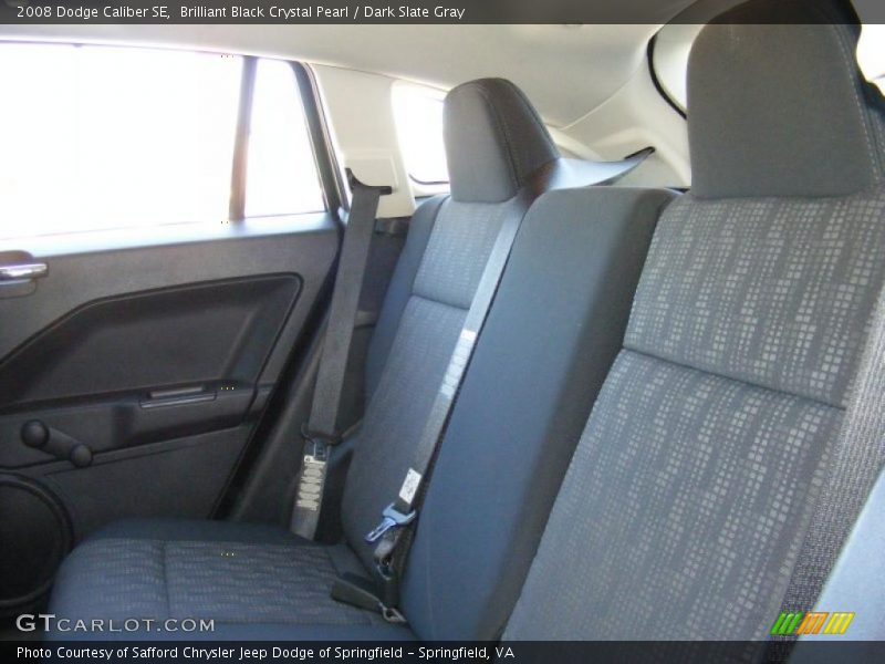 Brilliant Black Crystal Pearl / Dark Slate Gray 2008 Dodge Caliber SE