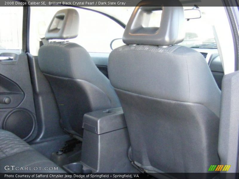 Brilliant Black Crystal Pearl / Dark Slate Gray 2008 Dodge Caliber SE