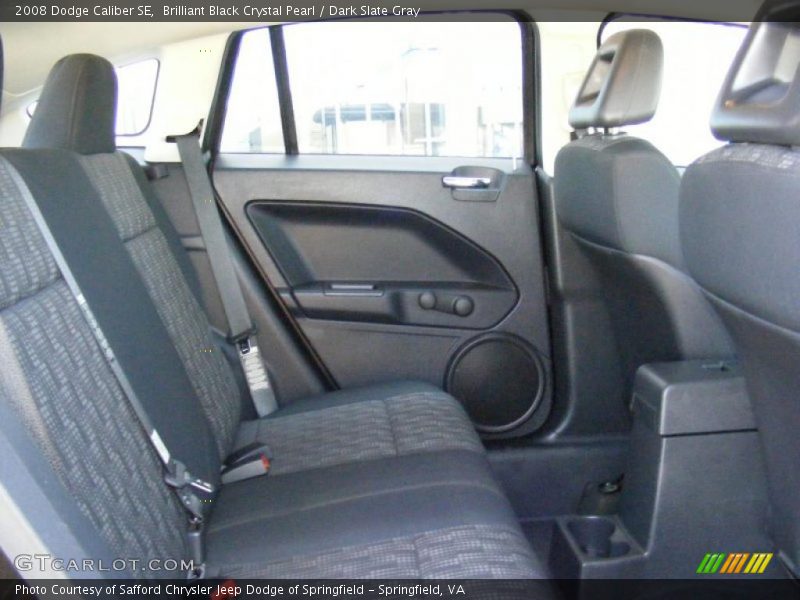 Brilliant Black Crystal Pearl / Dark Slate Gray 2008 Dodge Caliber SE