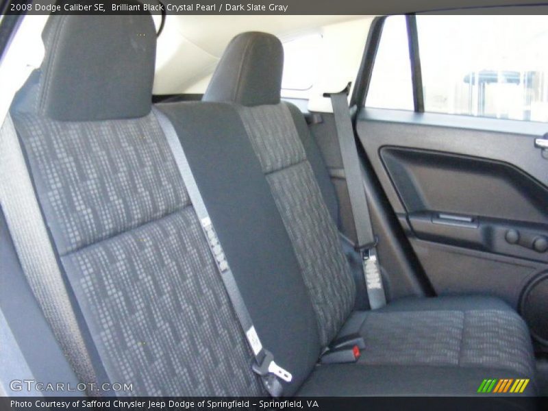 Brilliant Black Crystal Pearl / Dark Slate Gray 2008 Dodge Caliber SE