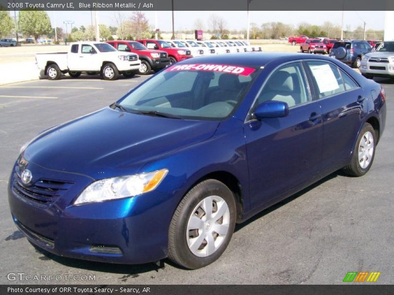 Blue Ribbon Metallic / Ash 2008 Toyota Camry LE