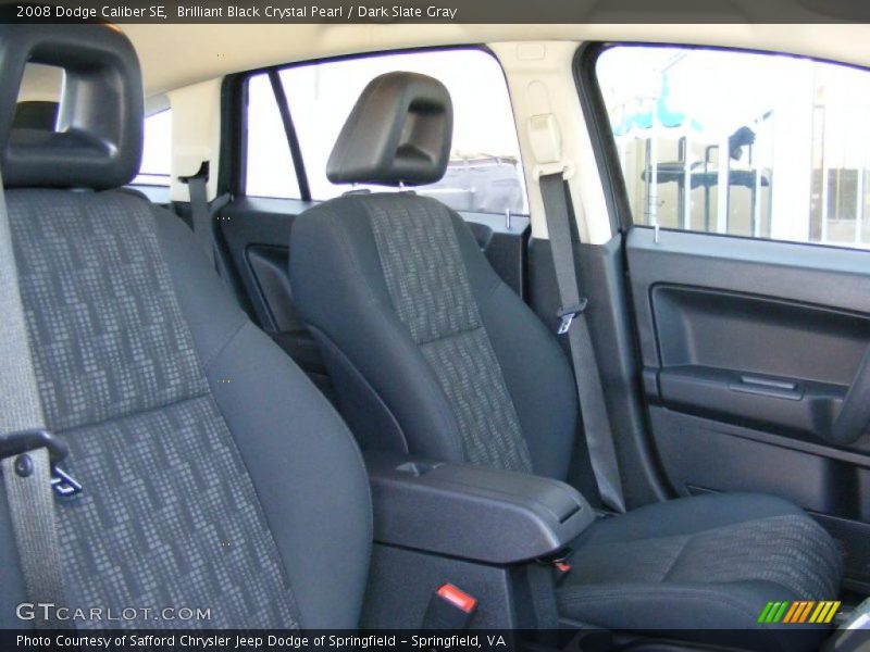 Brilliant Black Crystal Pearl / Dark Slate Gray 2008 Dodge Caliber SE