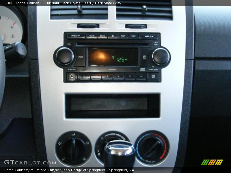 Brilliant Black Crystal Pearl / Dark Slate Gray 2008 Dodge Caliber SE
