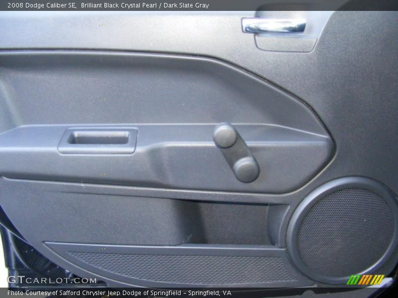 Brilliant Black Crystal Pearl / Dark Slate Gray 2008 Dodge Caliber SE