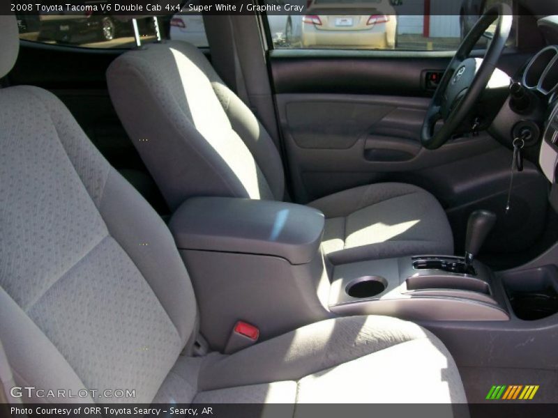 Super White / Graphite Gray 2008 Toyota Tacoma V6 Double Cab 4x4