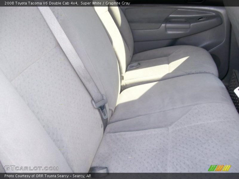 Super White / Graphite Gray 2008 Toyota Tacoma V6 Double Cab 4x4