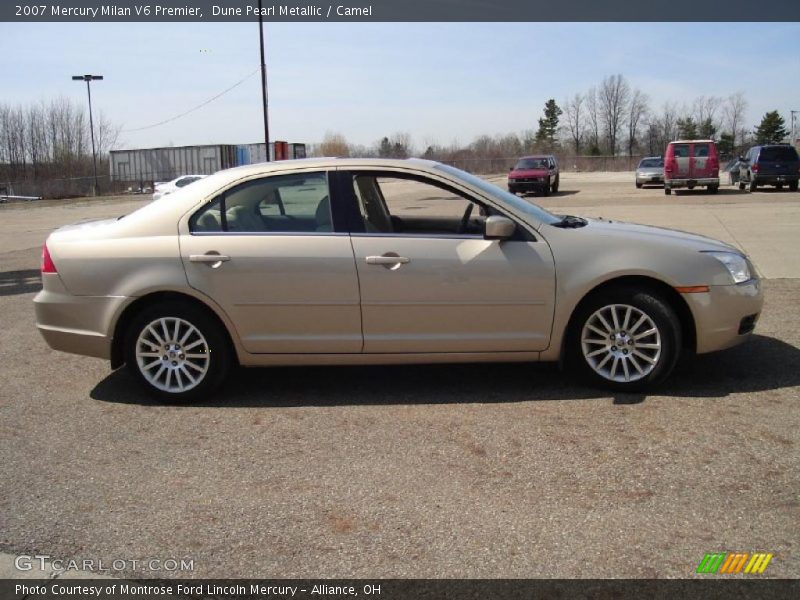 Dune Pearl Metallic / Camel 2007 Mercury Milan V6 Premier