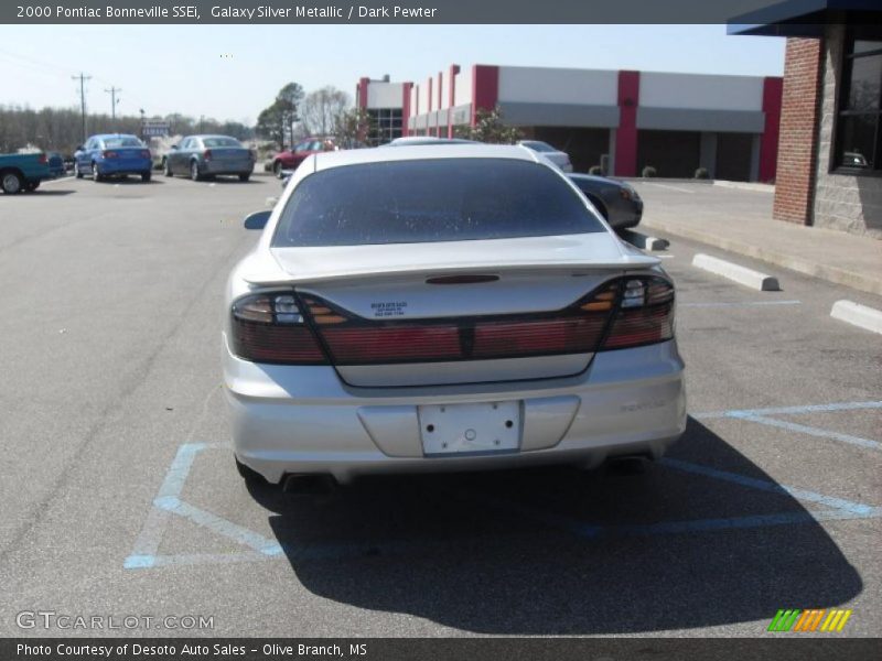 Galaxy Silver Metallic / Dark Pewter 2000 Pontiac Bonneville SSEi