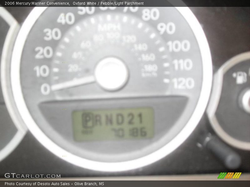 Oxford White / Pebble/Light Parchment 2006 Mercury Mariner Convenience