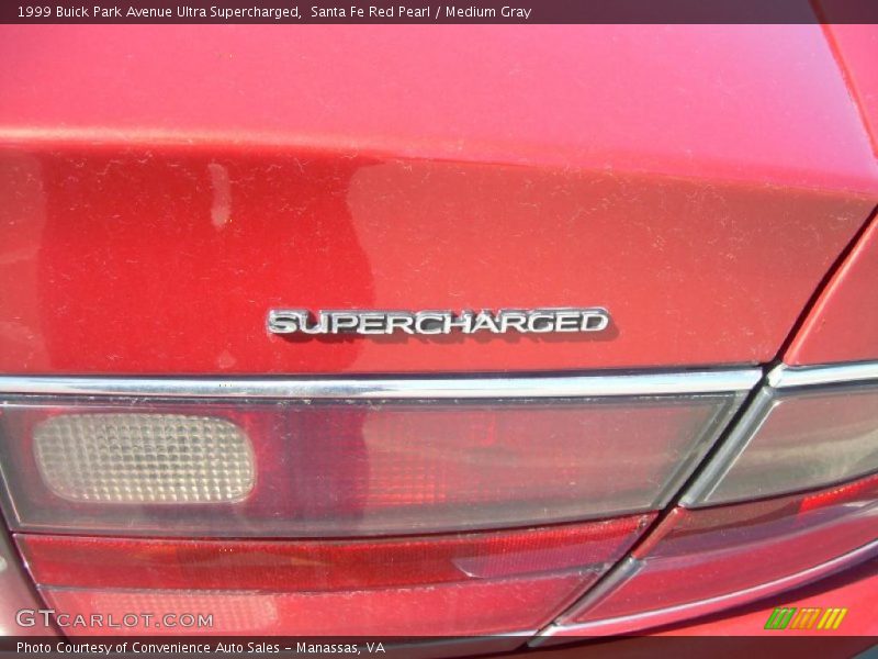 Santa Fe Red Pearl / Medium Gray 1999 Buick Park Avenue Ultra Supercharged
