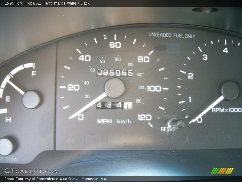 Performance White / Black 1996 Ford Probe SE