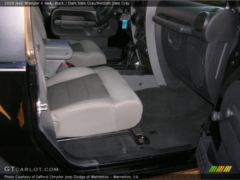 Black / Dark Slate Gray/Medium Slate Gray 2009 Jeep Wrangler X 4x4