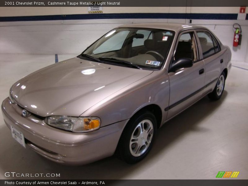 Cashmere Taupe Metallic / Light Neutral 2001 Chevrolet Prizm