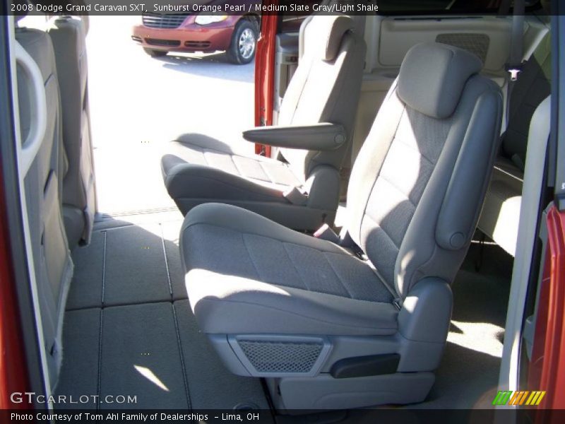 Sunburst Orange Pearl / Medium Slate Gray/Light Shale 2008 Dodge Grand Caravan SXT