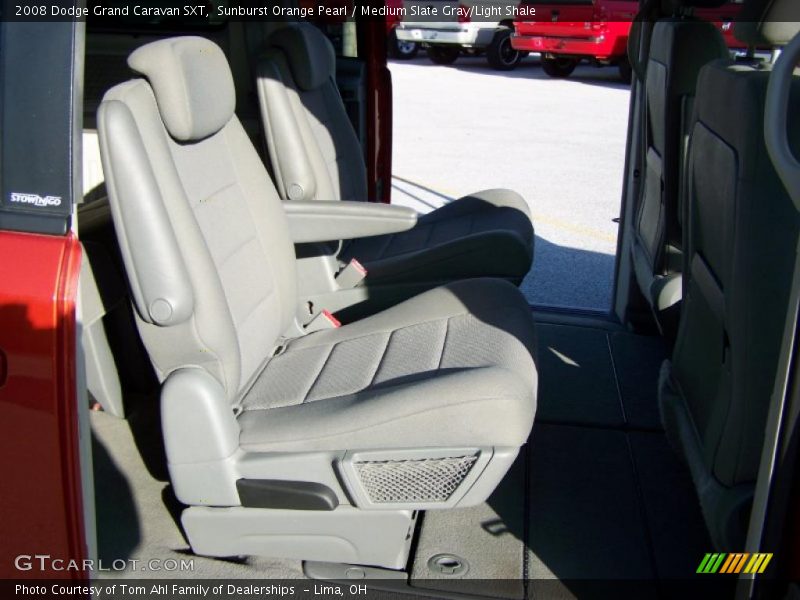 Sunburst Orange Pearl / Medium Slate Gray/Light Shale 2008 Dodge Grand Caravan SXT