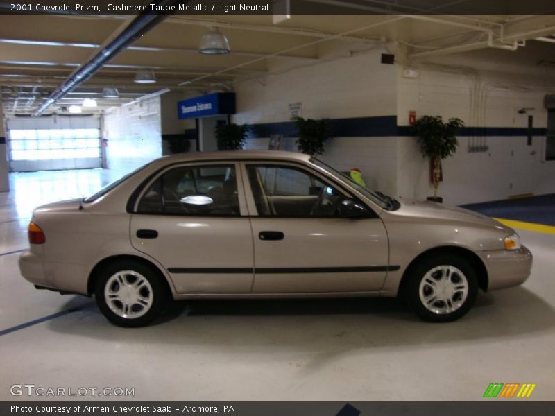 Cashmere Taupe Metallic / Light Neutral 2001 Chevrolet Prizm