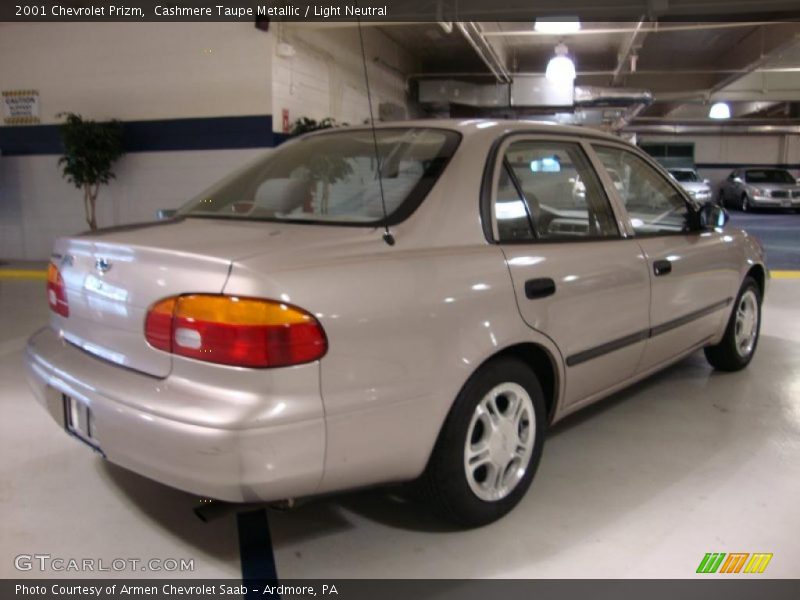 Cashmere Taupe Metallic / Light Neutral 2001 Chevrolet Prizm