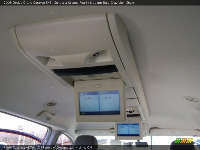 Sunburst Orange Pearl / Medium Slate Gray/Light Shale 2008 Dodge Grand Caravan SXT