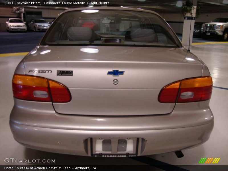 Cashmere Taupe Metallic / Light Neutral 2001 Chevrolet Prizm