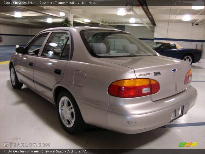 Cashmere Taupe Metallic / Light Neutral 2001 Chevrolet Prizm