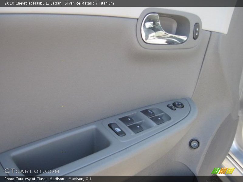 Silver Ice Metallic / Titanium 2010 Chevrolet Malibu LS Sedan