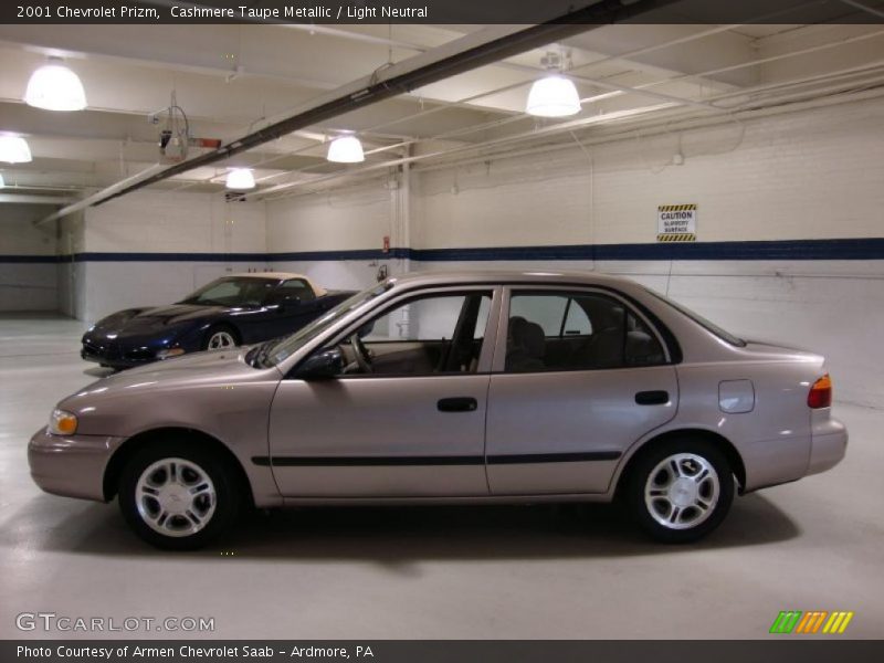 Cashmere Taupe Metallic / Light Neutral 2001 Chevrolet Prizm