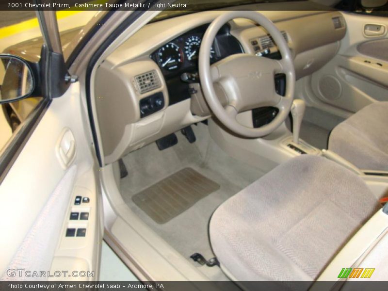 Cashmere Taupe Metallic / Light Neutral 2001 Chevrolet Prizm