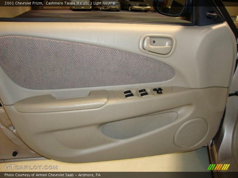 Cashmere Taupe Metallic / Light Neutral 2001 Chevrolet Prizm