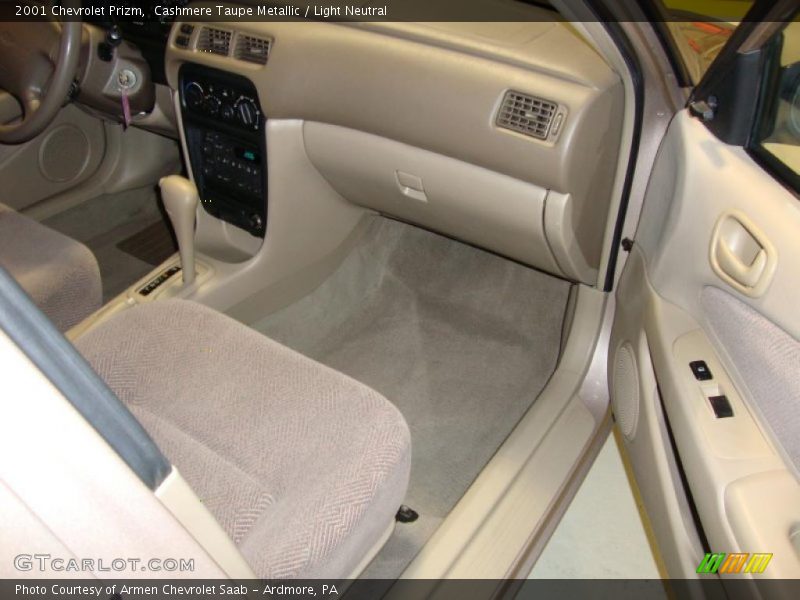 Cashmere Taupe Metallic / Light Neutral 2001 Chevrolet Prizm