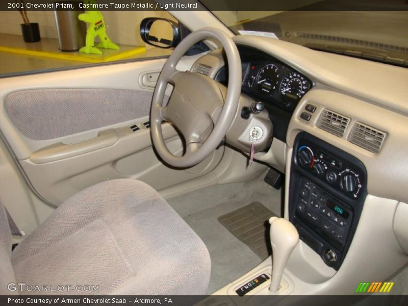 Cashmere Taupe Metallic / Light Neutral 2001 Chevrolet Prizm