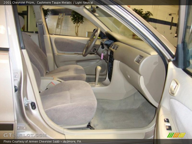 Cashmere Taupe Metallic / Light Neutral 2001 Chevrolet Prizm