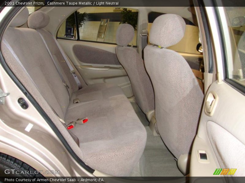 Cashmere Taupe Metallic / Light Neutral 2001 Chevrolet Prizm