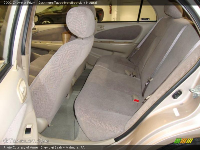 Cashmere Taupe Metallic / Light Neutral 2001 Chevrolet Prizm