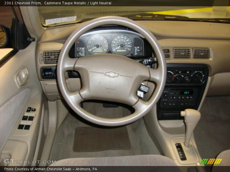 Cashmere Taupe Metallic / Light Neutral 2001 Chevrolet Prizm
