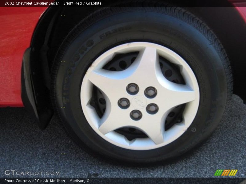 Bright Red / Graphite 2002 Chevrolet Cavalier Sedan